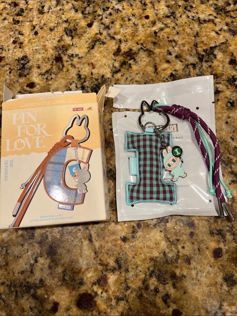 The Monsters Pin For Love Letter I Pendant Key Charm